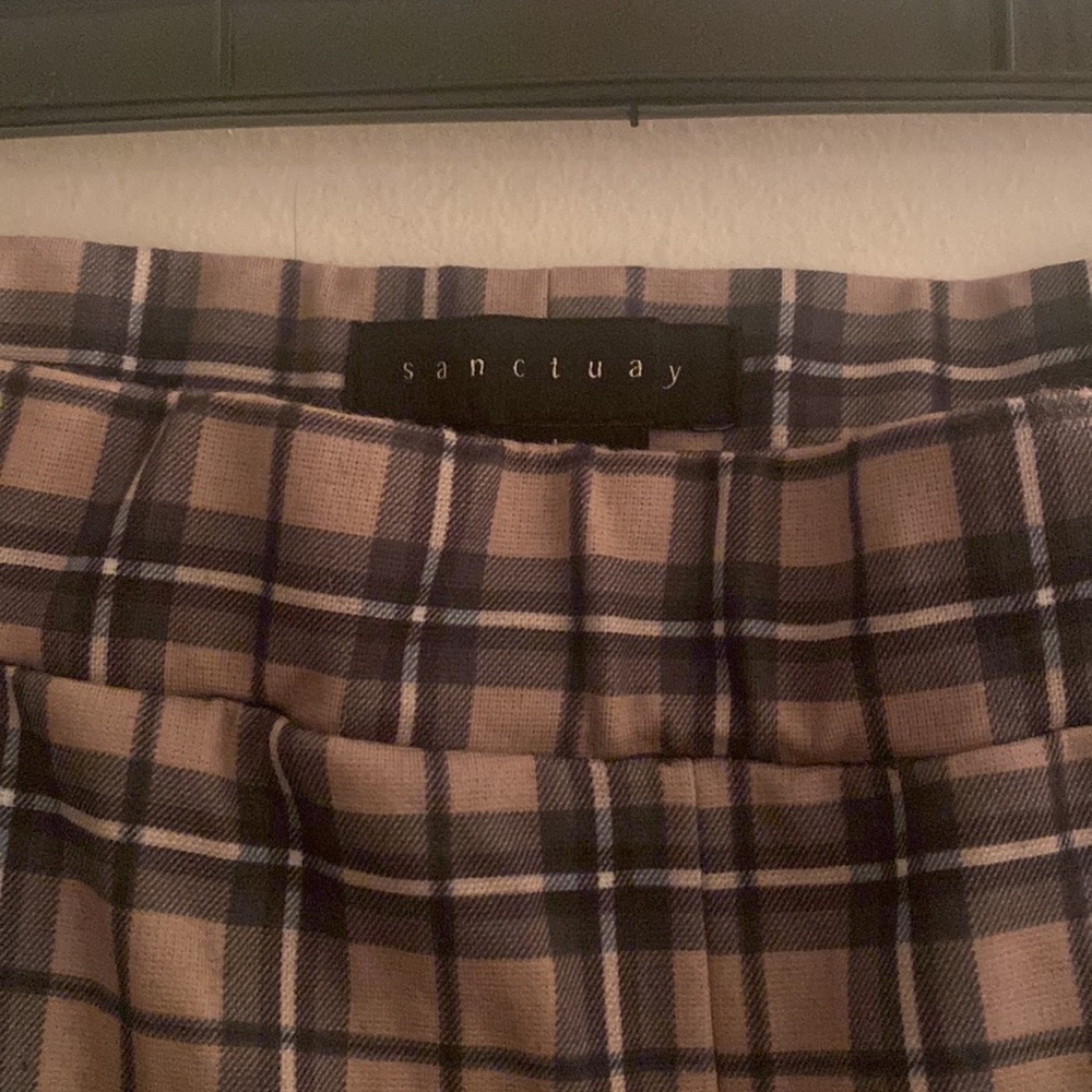 Sanctuary cropped plaid pant - Picture 3 of 4
